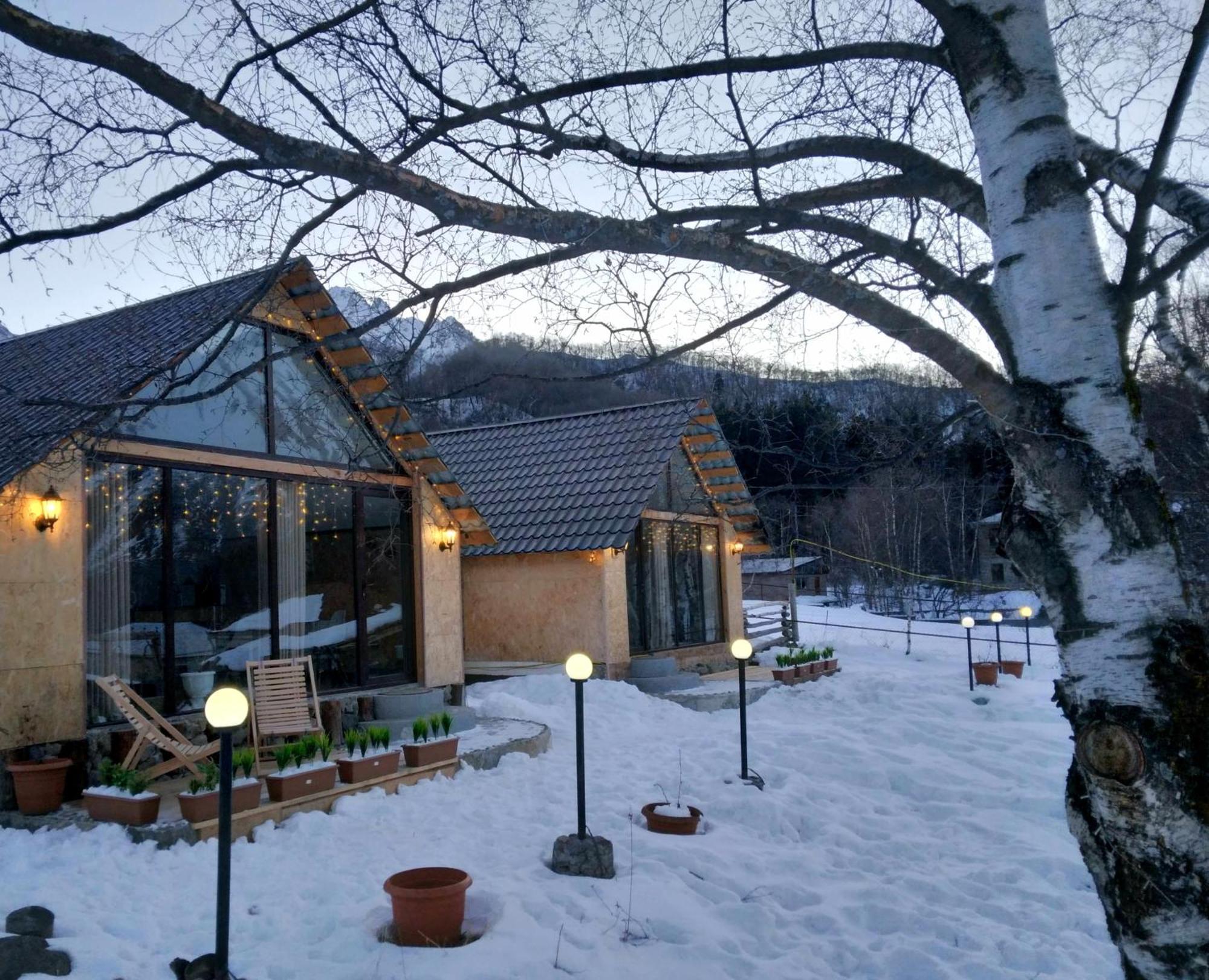 Kazbegi Cottages Qabarjina Buitenkant foto